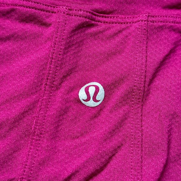 Lululemon Women's Cropped Activewear Long Sleeve Shirt - Pink - Picture 3 of 5